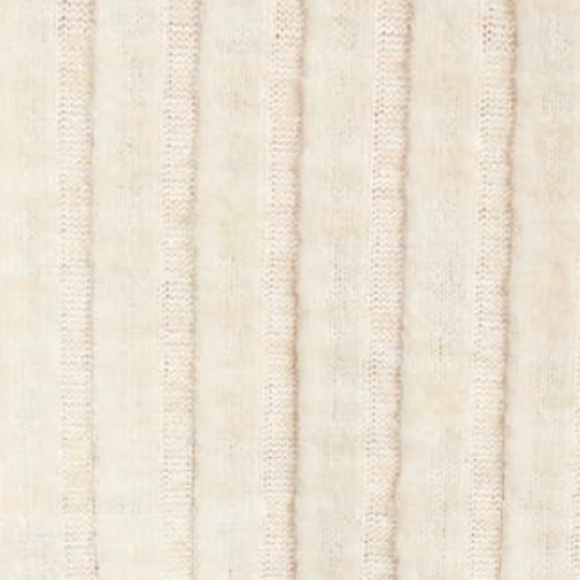 BP. Cozy Ribbed Turtleneck Top - Cream White - Picture 6 of 8